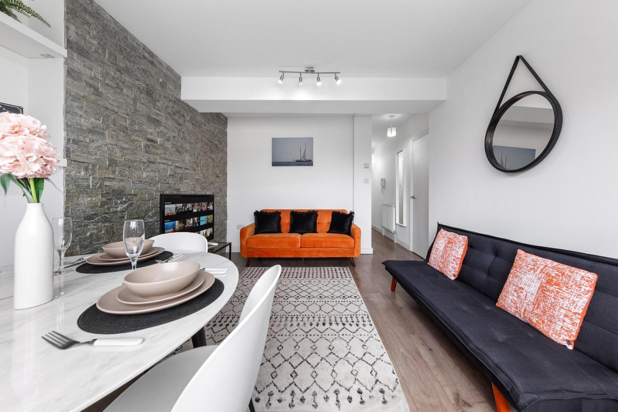 Central London Two Bedroom Serviced Apartment - Nine Elms Luxury Stay - Vauxhall & Westminster Kültér fotó