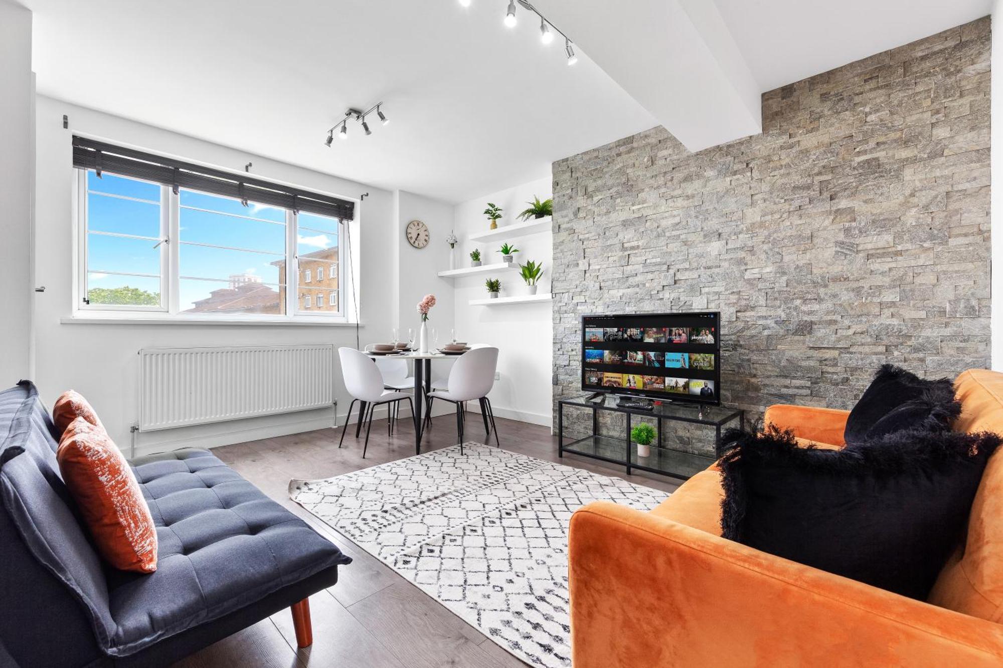 Central London Two Bedroom Serviced Apartment - Nine Elms Luxury Stay - Vauxhall & Westminster Kültér fotó