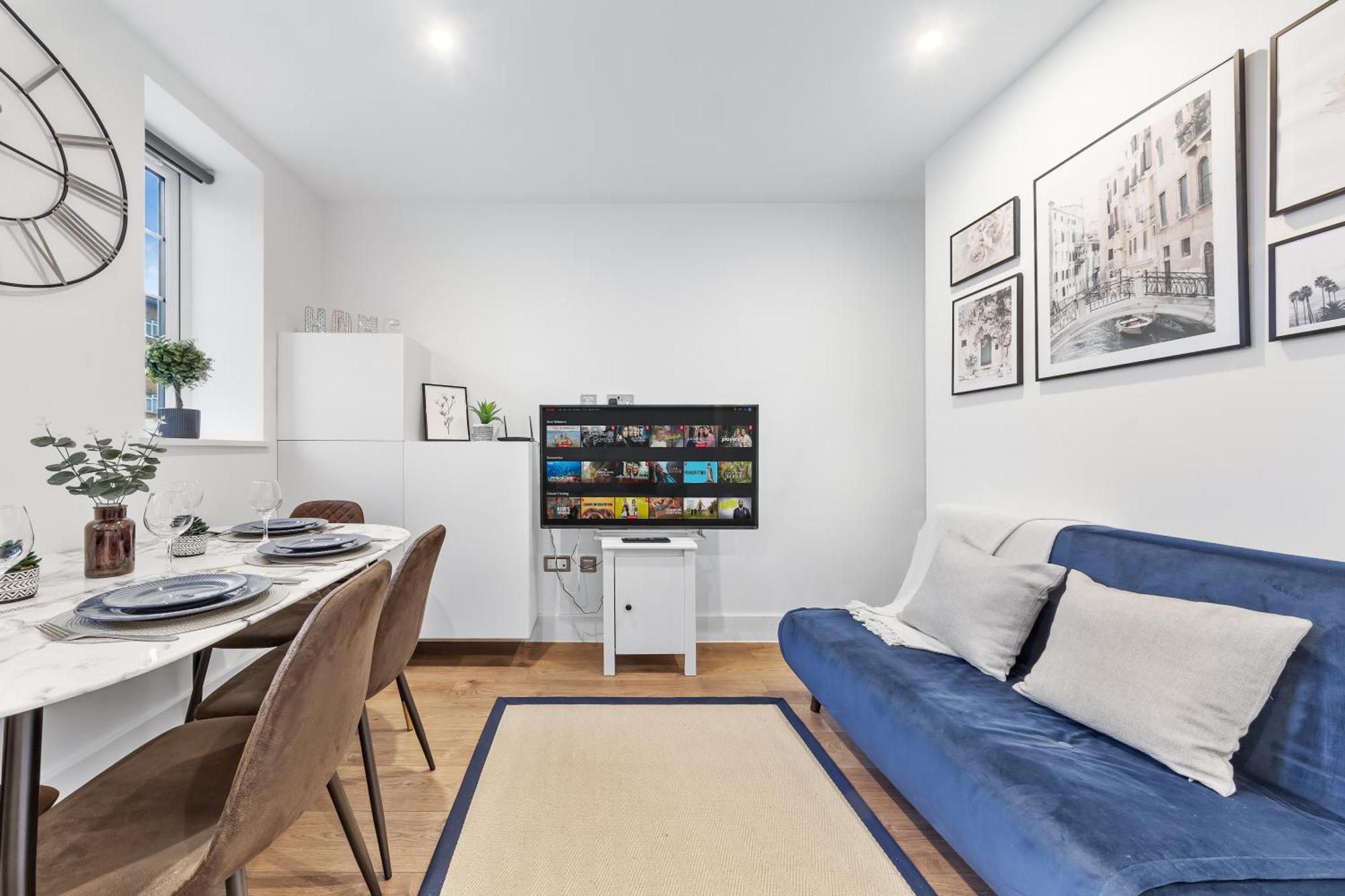 Central London Two Bedroom Serviced Apartment - Nine Elms Luxury Stay - Vauxhall & Westminster Kültér fotó