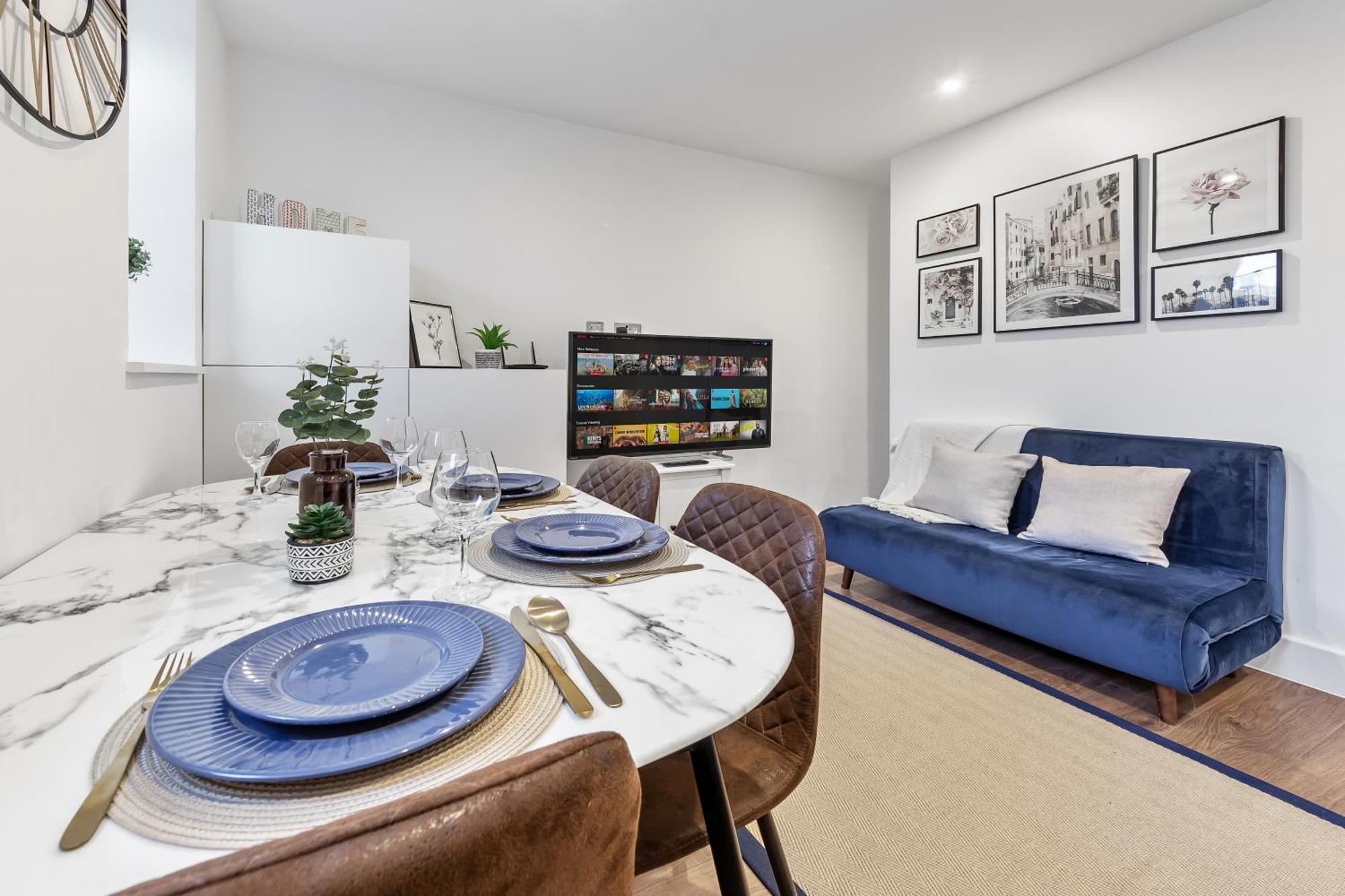 Central London Two Bedroom Serviced Apartment - Nine Elms Luxury Stay - Vauxhall & Westminster Kültér fotó